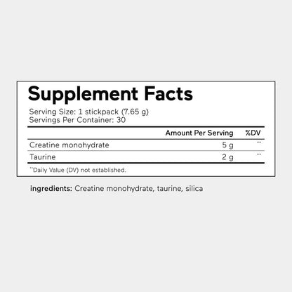 Creatine with Taurine +